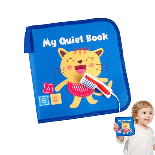 Générique Crinkle Books Babies, Soft Baby Cloth, 7,87 x 8,46 x 0,79 Zoll, Bell Teething Toy, Lernspielzeug für Babys, sicheres interaktives Buch für Schule, Zuhause, und Mädchen Générique Crinkle Books Babies, Soft Baby Cloth, 7,87 x 8,46 x 0,79 Zoll, Bell Teething Toy, Lernspielzeug für Babys, sicheres interaktives Buch für Schule, Zuhause, und Mädchen von Générique