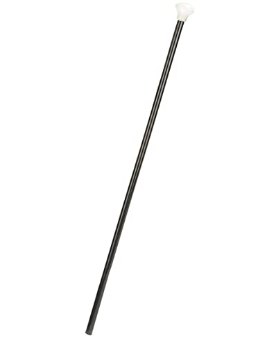 Generique - Dandy-Stock Gehstock schwarz-Weiss 80cm Generique - Dandy-Stock Gehstock schwarz-Weiss 80cm von Generique -
