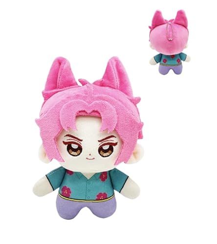 Générique Demon Hunter Boys and Girls Schlüsselanhänger Plüsch Baby, Rumi, Mira, Zoe, Abby, Süße Saja Boy Charaktere, Puppe Plüschtiere, niedliche Cartoons, kreatives Geschenk für Fans (Abby) von Générique