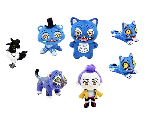 Générique Demon Hunter Tiger, Plüschtier, niedliche Tierfiguren, Plüschpuppe, niedliches Cartoon, kreatives Geschenk für Fans (7 Stück) von Générique