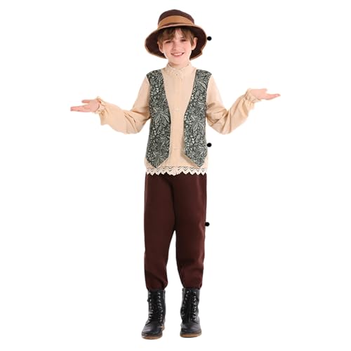 Générique Deutsches Kinderkostüm Oktoberfest Jungen für Party Show und Cosplay mit kurzer Hose für 2 bis 12 Jahre Verkleidung Kinder T570 von Générique