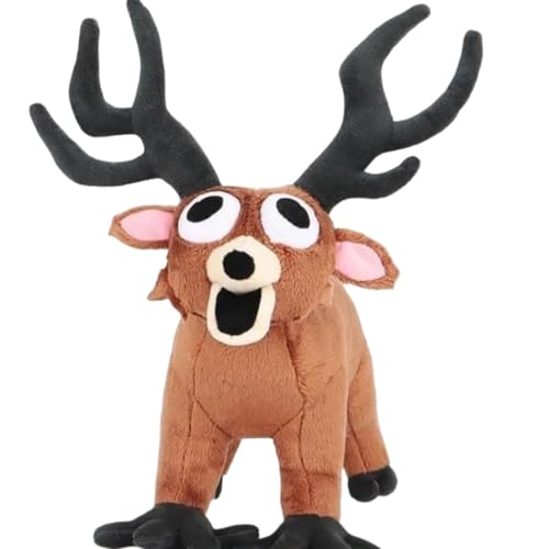Générique Dieses Set mit 3 Plüschtieren "99 Nächte im Wald" zeigt den bösen Hirsch aus dem Videospiel. Ein ideales Weihnachts- und Halloween-Geschenk für Kinder, die gerne Videospiele lieben. von Générique