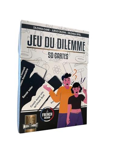 Générique Dilemmaspiel – 50 Karten | Abendspiel für Erwachsene | lustige und ungewöhnliche Dilemmata | originelle Geschenkidee | Made in France von Générique