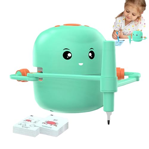 Générique Drawing Robot Kids, Educational Interactive Toy, 100 Word Cards, Kid-Friendly Design Build for Boys and Girls von Générique