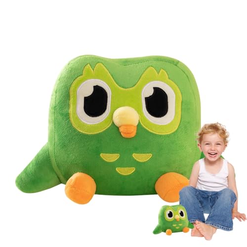 Générique Duolingo Plüschtier Eule grün, weiches Plüschspielzeug, grüne Eule, Cartoon-Eule, Plüschkissen, niedliche Eule, für Kinder Générique Duolingo Plüschtier Eule grün, weiches Plüschspielzeug, grüne Eule, Cartoon-Eule, Plüschkissen, niedliche Eule, für Kinder von Générique