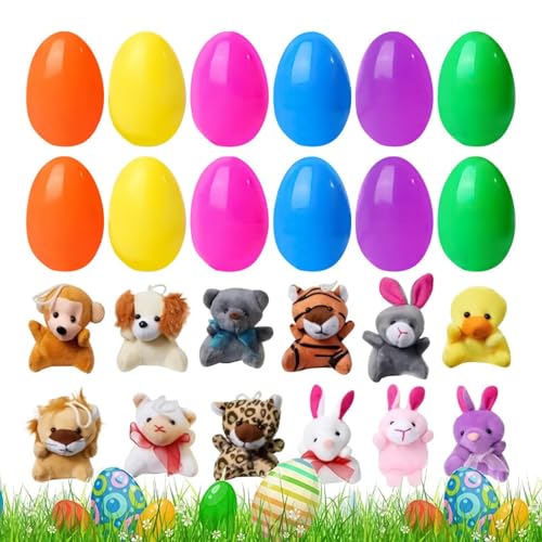 Générique Easter Plush Toys, Stuffed Animal Dolls, Holiday Basketball Stuffer, Soft Collection, Cute and Colorful Designs, 12-teilig, für Kinder, , Mädchen Générique Easter Plush Toys, Stuffed Animal Dolls, Holiday Basketball Stuffer, Soft Collection, Cute and Colorful Designs, 12-teilig, für Kinder, , Mädchen von Générique