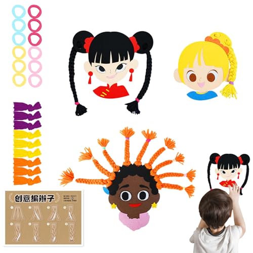 Générique Educational Braiding | Funny Hair Weaving Toy for Boys and Girls | Hair Styling and Creativity Development Toy, Early Learning Activity for Children Générique Educational Braiding | Funny Hair Weaving Toy for Boys and Girls | Hair Styling and Creativity Development Toy, Early Learning Activity for Children von Générique