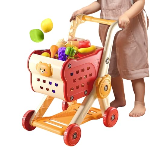 Générique Einkaufstrolley für Kleinkinder | Einkaufswagen-Spielset Supermarkt mit Zubehör für Lebensmittel | Rollenspiele für und Mädchen, Kleinkinder, Jugendliche Générique Einkaufstrolley für Kleinkinder | Einkaufswagen-Spielset Supermarkt mit Zubehör für Lebensmittel | Rollenspiele für und Mädchen, Kleinkinder, Jugendliche von Générique