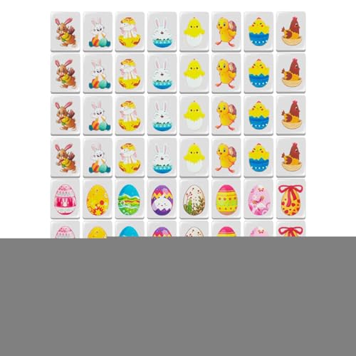 Générique Einzigartige Mahjong-Sets, Reisespielblöcke, Mahjong-Familienspiel, tragbar, Mini-Lernset, Lernspielzeug, 24 mm, kariert, Blöcke von Générique