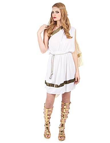 DEGUISE TOI Elegantes Römerinnen-Kostüm für Damen Weiss-goldfarben - Gold von Vegaoo