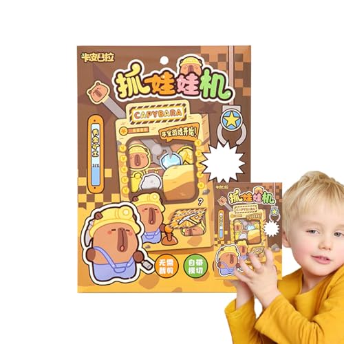 Générique Entzückende Claw Maschine für Kinder, handgefertigt, Capybara Game Maschine, Grabber Machine Toys, Papierkrallenmaschine, Twisting Machine Toy für Mädchen, -Maschine für Générique Entzückende Claw Maschine für Kinder, handgefertigt, Capybara Game Maschine, Grabber Machine Toys, Papierkrallenmaschine, Twisting Machine Toy für Mädchen, -Maschine für von Générique