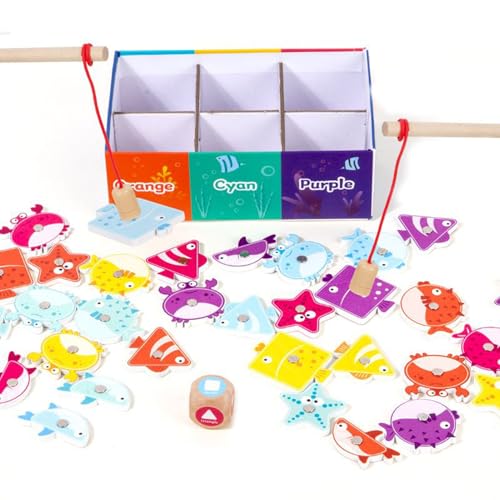 Générique Farbkombinationsbox | Sortierspiel Formen und Farben aus Holz, Klassifikations- und Lernaktivität für sensorische Ecke und Unterhaltung auf Hochstuhl von Générique