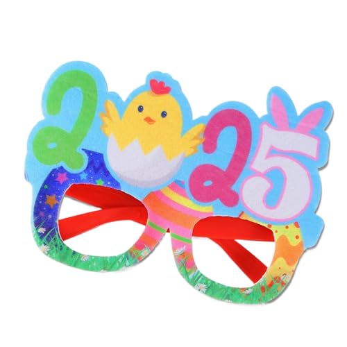 Générique Felt Bunny Glasses Frames, Funny Eyewear, Easter Photography Accessories, Soft Costume Party Props, Kids Adults Photo Booth Decor for Birthdays Festivals Events, 6,69 x 5 x 0,39 Zoll von Générique