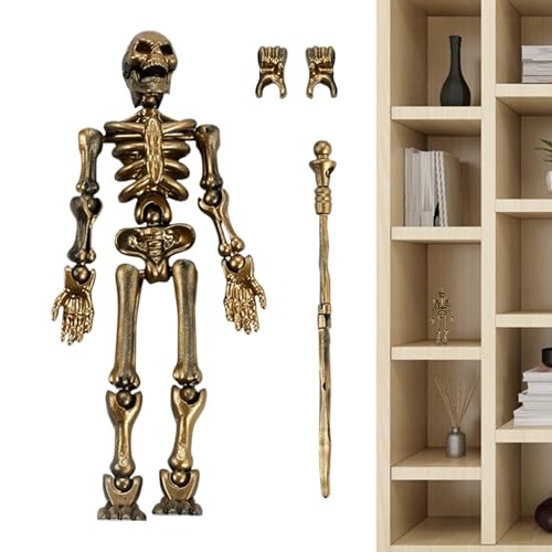 Générique Figuren Skelett, Skelettspielzeug | Bürodekoration | komplettes und flexibles Montagemodell für die Bürobibliothek, Kunsthandwerk der Halloween-Dekoration Générique Figuren Skelett, Skelettspielzeug | Bürodekoration | komplettes und flexibles Montagemodell für die Bürobibliothek, Kunsthandwerk der Halloween-Dekoration von Générique