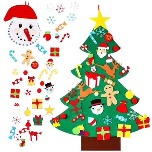 Générique Filz-Bastelset, Weihnachtsbaum, School Apartment Retail Store, Holiday Decoration Art Crafts for Classroom, Small Space Bedroom Home Living Room Générique Filz-Bastelset, Weihnachtsbaum, School Apartment Retail Store, Holiday Decoration Art Crafts for Classroom, Small Space Bedroom Home Living Room von Générique