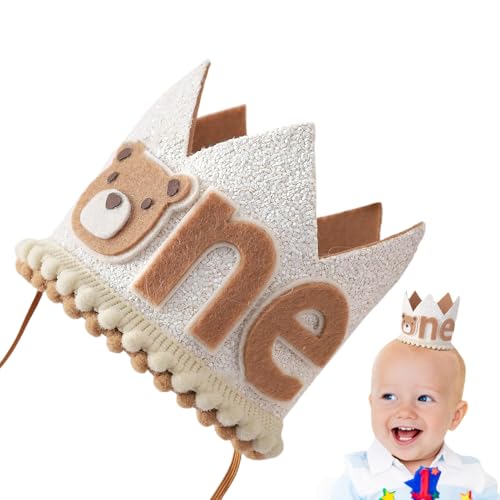 Générique First Hat – Soft Tiara Kostüm Cap für Kleinkinder, Topper für die im Cartoon-Stil | Baby-Helm für Fotoshootings, Dekoration des Zimmers, Treffen von von Générique