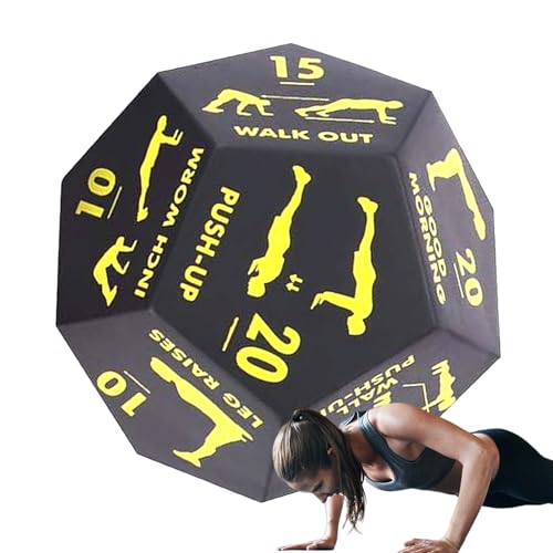 Générique Fitness Dice, Game Group Fitness, 4,72 x 3,94 Zoll, tragbares Workout-Tool, Full Body Übung, Trainingshilfe für Zuhause, Fitnessstudio, Outdoor, Reisen und Teamsport Générique Fitness Dice, Game Group Fitness, 4,72 x 3,94 Zoll, tragbares Workout-Tool, Full Body Übung, Trainingshilfe für Zuhause, Fitnessstudio, Outdoor, Reisen und Teamsport von Générique