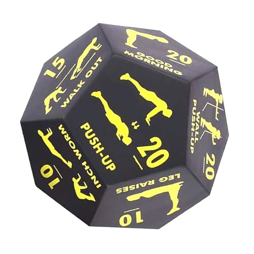 Générique Fitness Dice, Group Workout Übungsspiel, Tragbares Strength Training Tool, Fun Dice Based Fitness, Team Activity for Outdoor Sports Gold Klassen, 4,72 x 3,94 x 3,94 Zoll Générique Fitness Dice, Group Workout Übungsspiel, Tragbares Strength Training Tool, Fun Dice Based Fitness, Team Activity for Outdoor Sports Gold Klassen, 4,72 x 3,94 x 3,94 Zoll von Générique