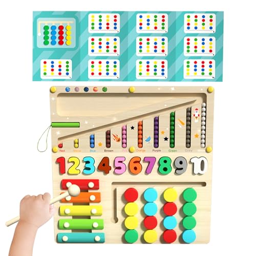 Générique Formensortierspiel für Babys | sensorisches Labyrinth mit Holzperlen | entwickelt die Feinmotorik für Kindergarten Générique Formensortierspiel für Babys | sensorisches Labyrinth mit Holzperlen | entwickelt die Feinmotorik für Kindergarten von Générique