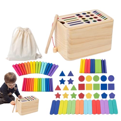 Générique Formsortierspielzeug, Farbsortierspielzeug | sensorische Entwicklungsspiele | sensorisches Farbspielzeug aus Holz von Générique