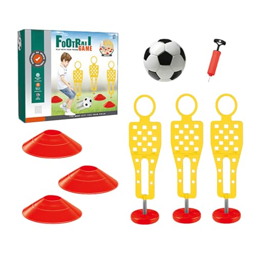 Générique Fußball-Training, Fußball-Ausrüstung, 25 x 30 cm (10,24 x 12,2 Zoll) für Kinder, Hindernisse, Spielset, Multiperson, Sport, Familienaktivitäten für Jungen, Mädchen, Backyard, Park von Générique