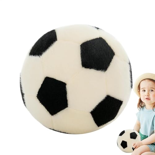 Générique Fußballball aus Plüsch, Fußball-Plüschtier – Raumdekoration für Sportspielzeug, 24 cm (9,84 Zoll), Sportfußball von Générique