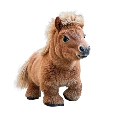 Générique Gefülltes Horse Plüschtier, interaktives Plüschtier mit Bewegung und Sounds, weiches Plüschtier, frühes Lernspielzeug für Kinder, 24 x 16 x 6,69 x 6,6 cm, Uni Design Générique Gefülltes Horse Plüschtier, interaktives Plüschtier mit Bewegung und Sounds, weiches Plüschtier, frühes Lernspielzeug für Kinder, 24 x 16 x 6,69 x 6,6 cm, Uni Design von Générique