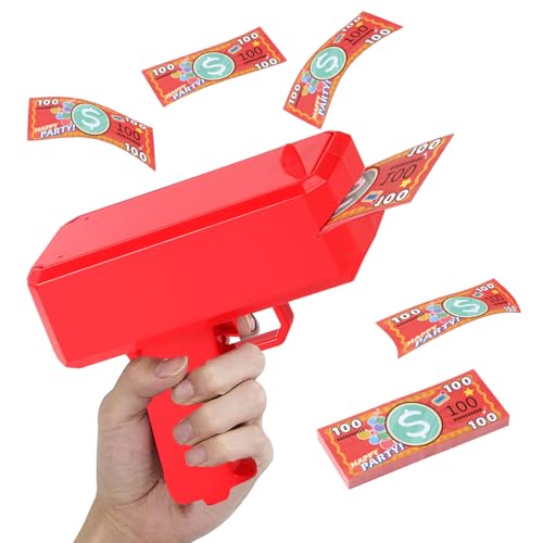 Générique Geldschießmaschine – Geld-Shooter Prop Filme, tragbares Cash Paper spielt mit Geldautomat | Batterie-Rechnungsspender nicht im Lieferumfang enthalten, Spielfilme einlegen 3 AA-Batterien von Générique