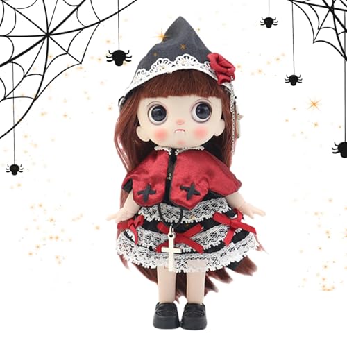 Générique Gelenkiges Mädchen | Halloween-Dekorationsspielzeug mit flexibler Kugel – Actionfiguren für Halloween-Spielzeug, Puppen-Set mit komplettem Outfit für Kleinkinder, Familie Générique Gelenkiges Mädchen | Halloween-Dekorationsspielzeug mit flexibler Kugel – Actionfiguren für Halloween-Spielzeug, Puppen-Set mit komplettem Outfit für Kleinkinder, Familie von Générique