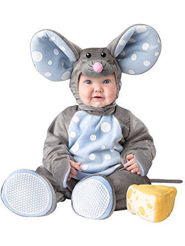 Generique - Graues Deluxe Maus-Kostüm für Babys 68/74 (6-12 Monate) von Fun World