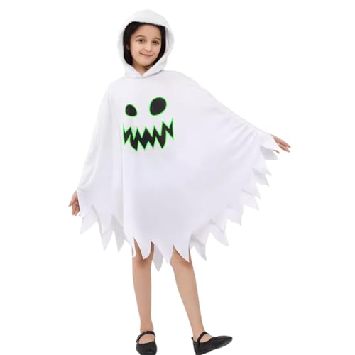 Générique Gruseliges Geisterkleid, Mitternachtskostüm, gruseliges Halloween-Geisterkleid für Mädchen - Kostüm, langes | bequem für 3-12 Jahre, und Mädchen Générique Gruseliges Geisterkleid, Mitternachtskostüm, gruseliges Halloween-Geisterkleid für Mädchen - Kostüm, langes | bequem für 3-12 Jahre, und Mädchen von Générique