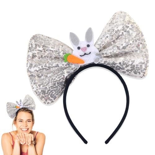 Générique Haarbänder, Easter Theme Pailletten Schleife Haarband, Stylish Party Supplies, Fotografie Requisiten für Erwachsene, Damen, Teenage Girls, Ideal für Feiertage und Festliche Outfits Générique Haarbänder, Easter Theme Pailletten Schleife Haarband, Stylish Party Supplies, Fotografie Requisiten für Erwachsene, Damen, Teenage Girls, Ideal für Feiertage und Festliche Outfits von Générique