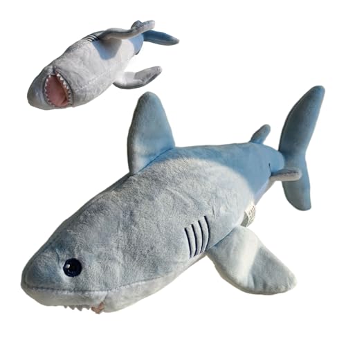 Générique Hai aus Plüsch – Plüschtier | Hai-Spielzeug | 40,9 cm Soft Realist Sharks Pillow Toy | Simulierte Wale Spiele | Meerestiere aus weichem Plüsch, Kissen für von Générique