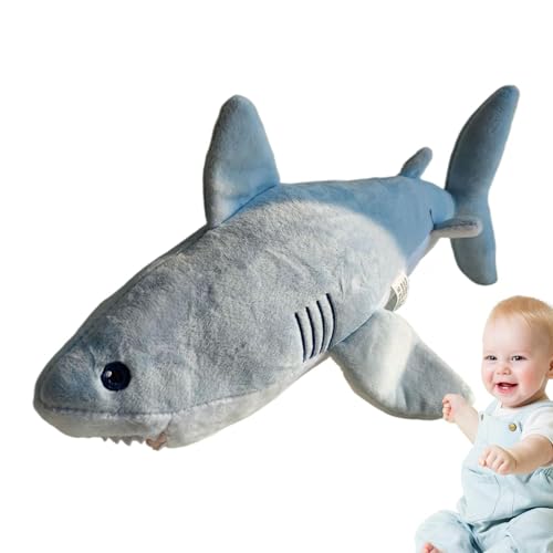 Générique Haifischflosse – Modell mit 11 Zoll (27,9 cm) Meerestieren von Haien – Walhai simuliert Plüsch, Meerestiere aus weichem Plüsch, Plüschkissen für und Mädchen von Générique