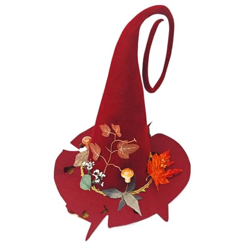 Générique Halloween Hat, Large Red Felt Hat, Witch Costume Hat, Red Felt Tip Hat, Party Props Hat, Stage Performance Hat, Cosplay Party Hat, Halloween Witch Hat, Red Witch Hat, Felt Halloween Hat Générique Halloween Hat, Large Red Felt Hat, Witch Costume Hat, Red Felt Tip Hat, Party Props Hat, Stage Performance Hat, Cosplay Party Hat, Halloween Witch Hat, Red Witch Hat, Felt Halloween Hat von Générique