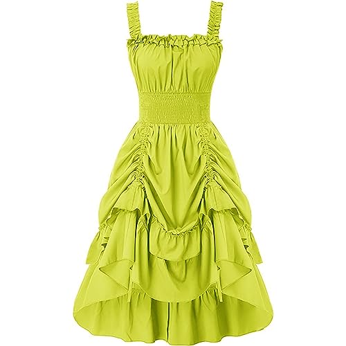 Générique Halloween Kostüm Mittelalterliche Kleider für Frauen Vintage Maxi Kleid Gothic Viktorianisch Renaissance Cosplay Karneval Mittelalter Maskerade Kostüm Ärmellos Halloween-Kleidung Générique Halloween Kostüm Mittelalterliche Kleider für Frauen Vintage Maxi Kleid Gothic Viktorianisch Renaissance Cosplay Karneval Mittelalter Maskerade Kostüm Ärmellos Halloween-Kleidung von Générique