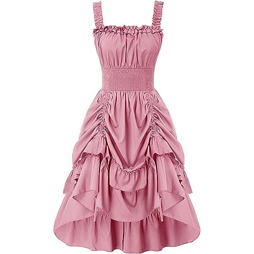 Générique Halloween Kostüm Mittelalterliche Kleider für Frauen Vintage Maxi Kleid Gothic Viktorianisch Renaissance Cosplay Karneval Mittelalter Maskerade Kostüm Ärmellos Halloween-Kleidung Générique Halloween Kostüm Mittelalterliche Kleider für Frauen Vintage Maxi Kleid Gothic Viktorianisch Renaissance Cosplay Karneval Mittelalter Maskerade Kostüm Ärmellos Halloween-Kleidung von Générique
