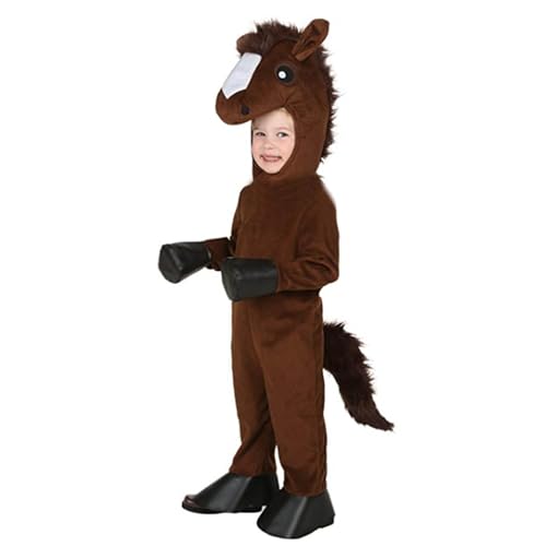 Générique Halloween-Kostüm für Kinder, Overall, Pony, Rolle, für Schulanfang, Kostümpartys und Shows, für 3 bis 14 Jahre, Verkleidung für Kinder, Halloween, T459 Générique Halloween-Kostüm für Kinder, Overall, Pony, Rolle, für Schulanfang, Kostümpartys und Shows, für 3 bis 14 Jahre, Verkleidung für Kinder, Halloween, T459 von Générique