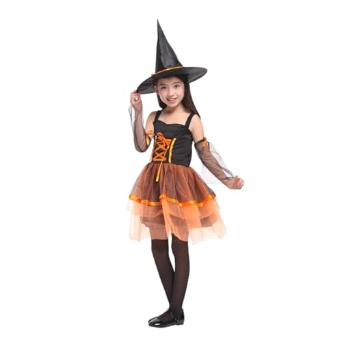 Générique Halloween-Kostüm für Kinder, mittelalterliches Gothic-Kleid, für Kostümpartys, Shows und Alltag, mit langen Ärmeln, Verkleidung für Kinder, Halloween, T597 Générique Halloween-Kostüm für Kinder, mittelalterliches Gothic-Kleid, für Kostümpartys, Shows und Alltag, mit langen Ärmeln, Verkleidung für Kinder, Halloween, T597 von Générique