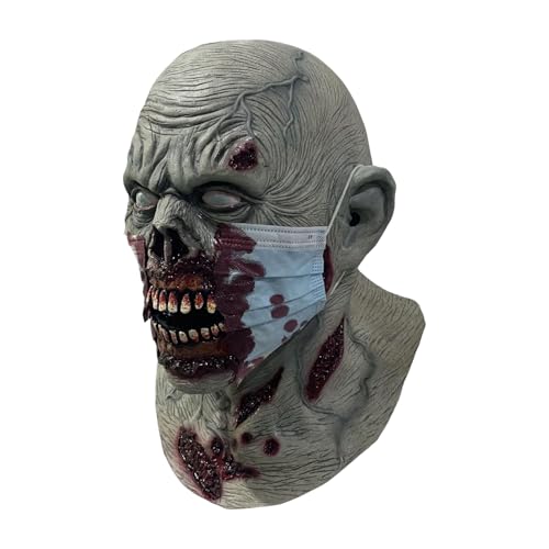 Générique Halloween-Maske – Zombie-Kostüm mit Latexmaske für Halloween | Realistisches gruseliges Cosplay-Zubehör für Männer, Frauen, Erwachsene, Teenager und Maskenabende Générique Halloween-Maske – Zombie-Kostüm mit Latexmaske für Halloween | Realistisches gruseliges Cosplay-Zubehör für Männer, Frauen, Erwachsene, Teenager und Maskenabende von Générique