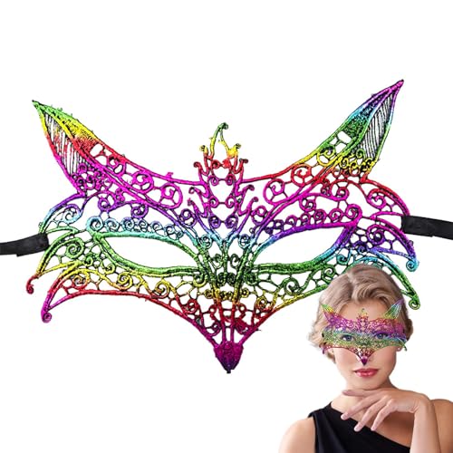Générique Halloween Masken - Cosplay Verkleiden | Halloween Tiermaske für | Katze Halbgesichtsmaske für Frauen und Mädchen, Cosplay-Kostüm, Partybedarf für Halloween Générique Halloween Masken - Cosplay Verkleiden | Halloween Tiermaske für | Katze Halbgesichtsmaske für Frauen und Mädchen, Cosplay-Kostüm, Partybedarf für Halloween von Générique