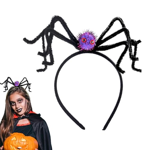 Générique Halloween Spinnenstirnband, Spinnen-Kopfbedeckung | Halloween Kopfstück Spinne | Kreative Leistung, Horrorspinnen-Stirnband, gruselig für Kostüm und Halloween Générique Halloween Spinnenstirnband, Spinnen-Kopfbedeckung | Halloween Kopfstück Spinne | Kreative Leistung, Horrorspinnen-Stirnband, gruselig für Kostüm und Halloween von Générique