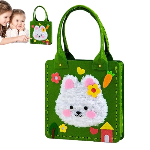 Générique Handmade Bag Set, buntes Sewing Kit, 20,6 x 35,6 cm, tragbar, Cartoon-Stofftasche, leichtes Garn, Bastelbedarf, lustige Aktivität für Zuhause, Schule, Alltag Générique Handmade Bag Set, buntes Sewing Kit, 20,6 x 35,6 cm, tragbar, Cartoon-Stofftasche, leichtes Garn, Bastelbedarf, lustige Aktivität für Zuhause, Schule, Alltag von Générique
