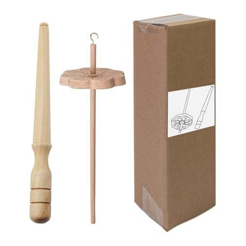 Générique Handspindel aus Holz – Zubehör zum Spinnen von Wolle | Handwerksbedarf, Werkzeug aus Holz zum Umwandeln von Fasern in Garn, ideal zum Stricken von Häkeln, langlebige Ausrüstung für Zuhause Générique Handspindel aus Holz – Zubehör zum Spinnen von Wolle | Handwerksbedarf, Werkzeug aus Holz zum Umwandeln von Fasern in Garn, ideal zum Stricken von Häkeln, langlebige Ausrüstung für Zuhause von Générique