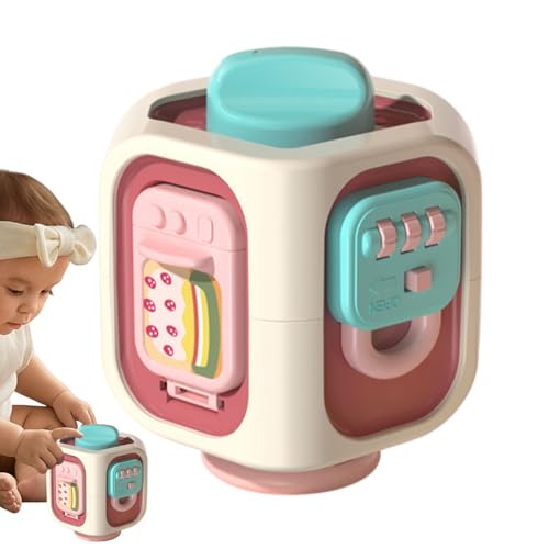 Générique Hexahedron Busy Ball, Toddler Sensory Learning Cube, Interactive Educational Development Toy, 3,15 x 3,15 x 3,94 Zoll – Inspired Fine Motor Travel Toy for von Générique