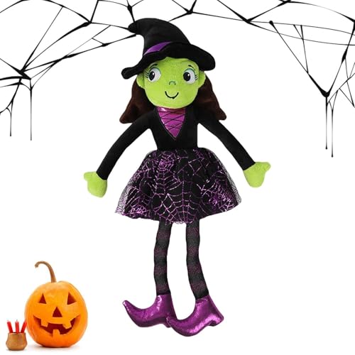 Générique Hexe aus Plüsch, Halloween-Hexe, schönes Plüschtier aus Plüsch, Spielzeug für Halloween, für Büros, Halloween von Générique