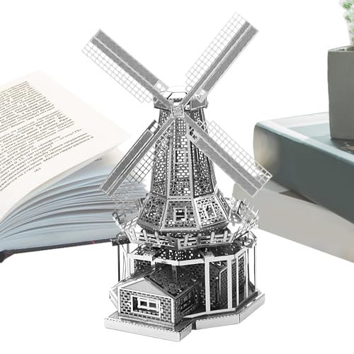 Générique Holländische Windmühle, Modell-Set zum Zusammenbauen der Windmühle – interaktives Lernspielzeug für Zuhause und Reisen Générique Holländische Windmühle, Modell-Set zum Zusammenbauen der Windmühle – interaktives Lernspielzeug für Zuhause und Reisen von Générique