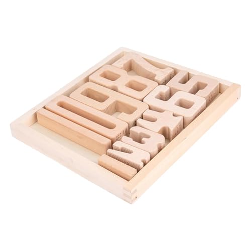 Générique Holzzahlen zum Bauen von Holzblöcken – Easy to Play Math Manipulatives für Zuhause | Holzzahlen Stacking & Counting Blocks Set, Toddler Toys Preschool Learning Activities for Boys Girls 1-3 Générique Holzzahlen zum Bauen von Holzblöcken – Easy to Play Math Manipulatives für Zuhause | Holzzahlen Stacking & Counting Blocks Set, Toddler Toys Preschool Learning Activities for Boys Girls 1-3 von Générique