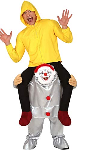 FIESTAS GUIRCA, S.L. Teuflischer Clown Huckepack Kostüm für Erwachsene von Fiestas GUiRCA