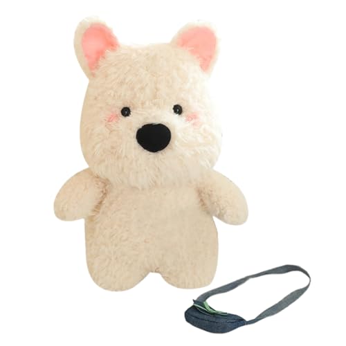 Générique Hund aus Plüsch, Hundemotor | 33,7 cm (13,7 Zoll) Highland-Plüschspielzeug, kuschelige Plüschpuppen für Mädchen, , Dekoration zu Hause zum Geburtstag von Générique